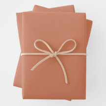 Trendy Rustic Copper - Wrapping Paper Sheets Set