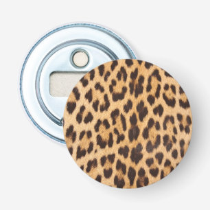 trendy safari fashion leopard spots cheetah print bottle opener