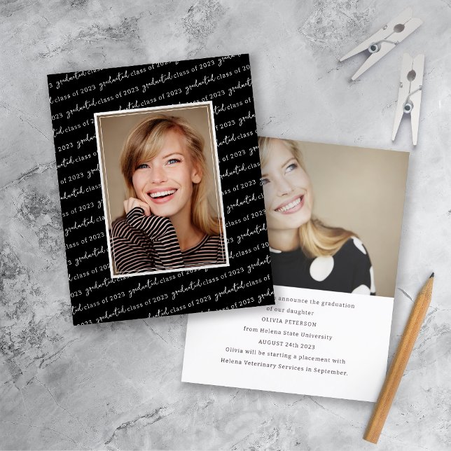 Trendy Script Photo Graduation (Creator Uploaded)