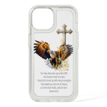 Trendy Scripture Eagle Gold Sword Beige Cross