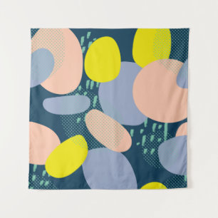 trendy seamless pattern of geometric shapes and do tapestry