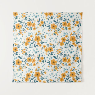 Trendy seamless vintage floral pattern. Endless de Tapestry