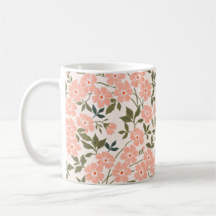 Trendy seamless vintage floral pattern. Endless pr Coffee Mug