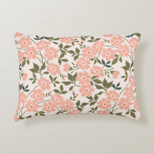 Trendy seamless vintage floral pattern. Endless pr Decorative Cushion