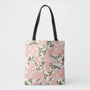 Trendy seamless vintage floral pattern. Endless pr Tote Bag