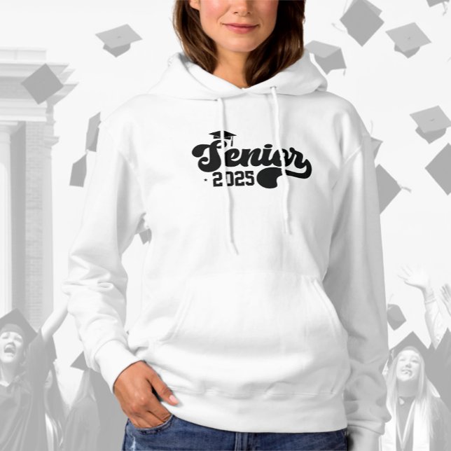 Trendy Senior 2025 Retro Hoodie (Creator Uploaded)