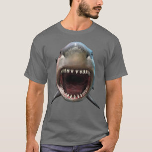 Trendy Shark Bite Big Face T-Shirt