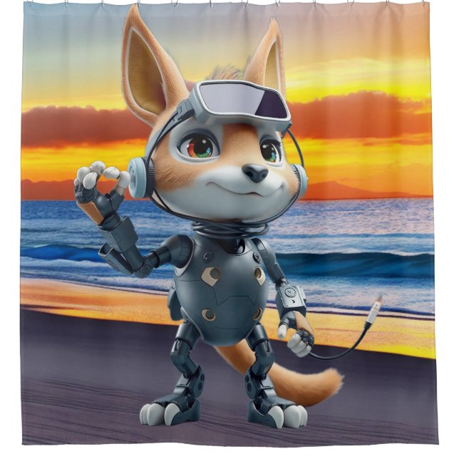Trendy Shower Curtain (Front)