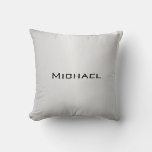 Trendy Silver Grey Modern Professional Cushion