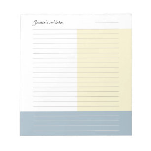 Trendy Simple Colorblock Notepad