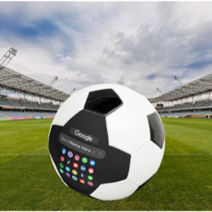Trendy Social Media Icons Google Search Bar Custom Football