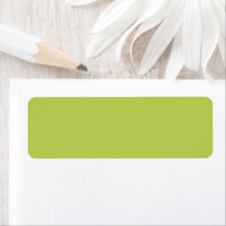Trendy Soft Chartreuse Address Labels