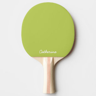 Trendy Soft Chartreuse Custom Ping Pong Paddle
