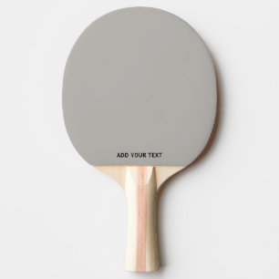 Trendy Soft Gray-Beige - Custom Ping Pong Paddle