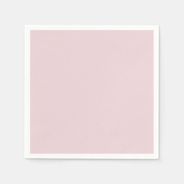 Trendy Soft Pastel Pink - Napkins (Front)