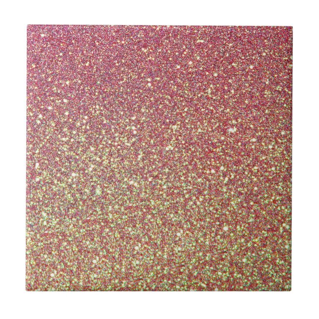 Trendy Sparkle Glitter Pattern Tile (Front)