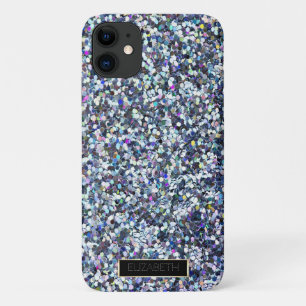 Trendy Sparkling Glitter Sequins Frame iPhone 11 Case