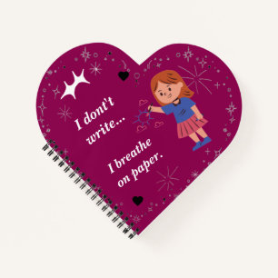 Trendy Spiral Notebook for Teen Girls Personaliz