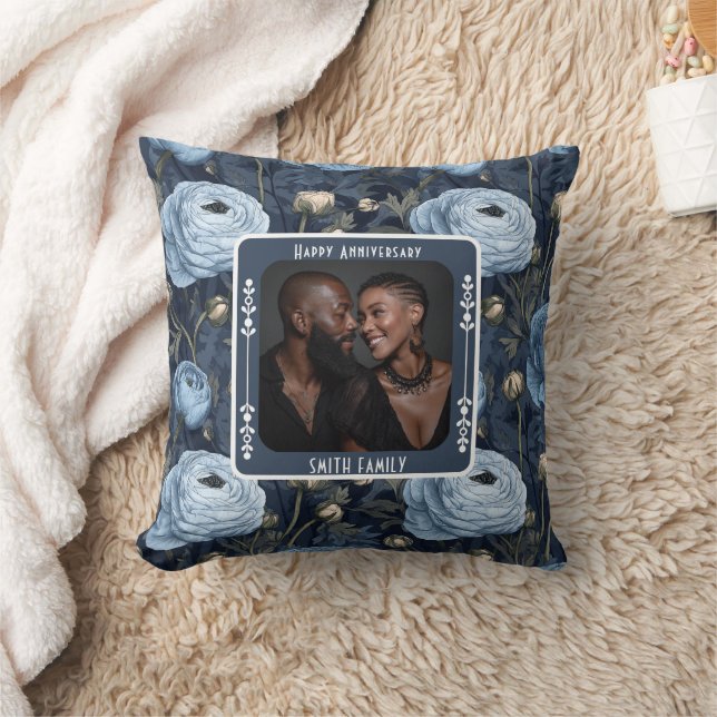 Trendy Spouse 25Th Anniversary Throw Pillow  (Blanket)