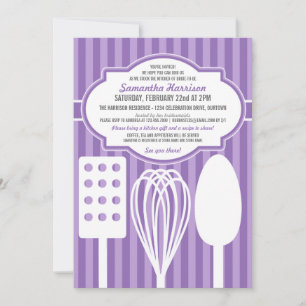Trendy Stock the Kitchen Bridal Shower Invitations