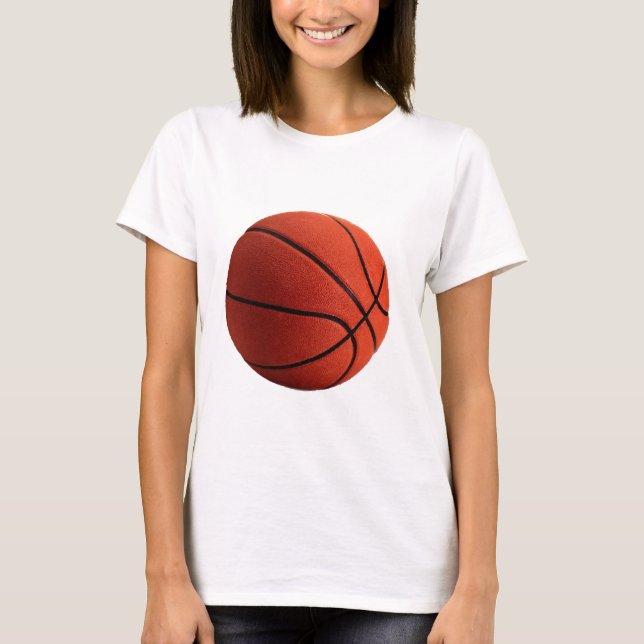 Trendy Style Basketball T-Shirt (Front)