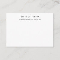 Trendy Style Elegant Minimalist Plain Black White