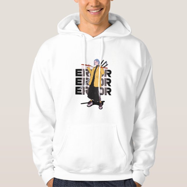 Trendy stylish anime design hoodie (Front)