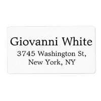 Trendy Stylish Black & White Plain Elegant Modern