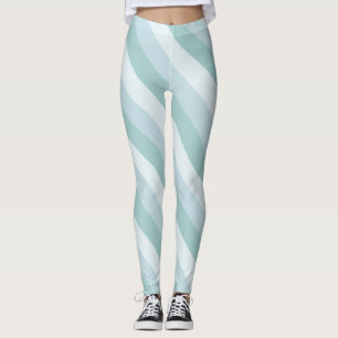 Trendy Stylish Blue Green Template Modern Design Leggings