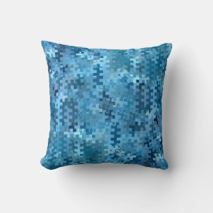 Trendy Stylish Blue Pattern Cushion