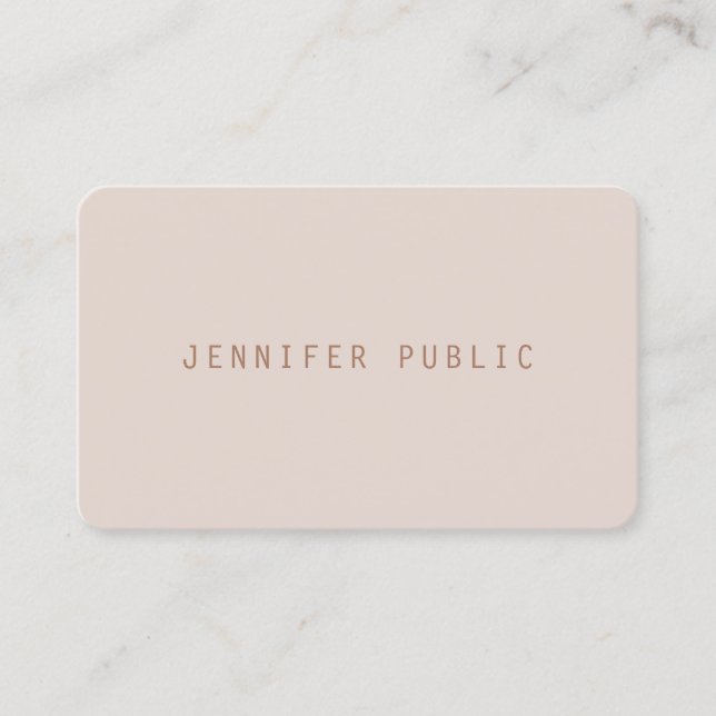 Trendy Stylish Color Harmony Professional Template Business Card (Front)