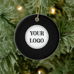 Trendy stylish & elegant branded ceramic tree decoration<br><div class="desc">This design is accessible to all. Feel free to customise the logo,  images,  text,  and colours according to your preferences. Thank you very much.</div>