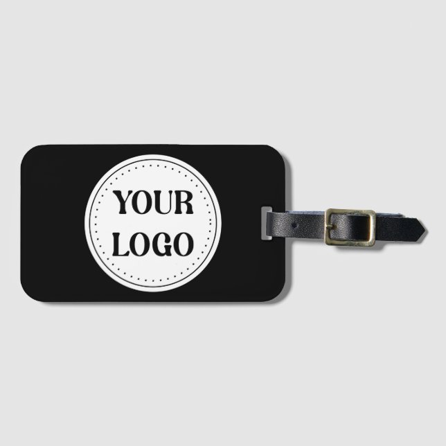 Trendy stylish & elegant branded luggage tag (Front Horizontal)