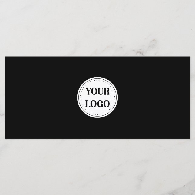Trendy stylish & elegant branded menu (Front)