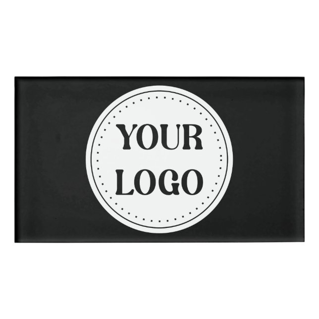 Trendy stylish & elegant branded name tag (Front)