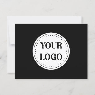 Trendy stylish & elegant branded postcard