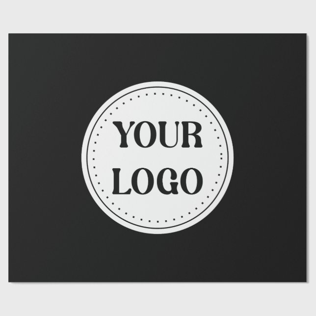 Trendy stylish & elegant branded wrapping paper (Flat)