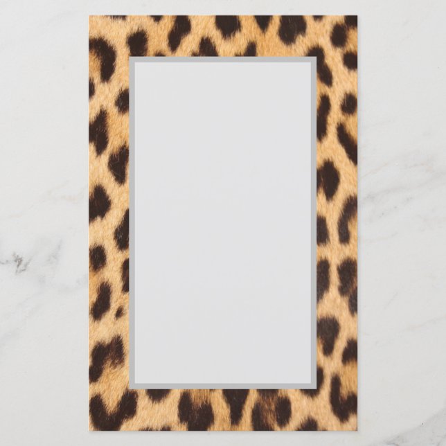 trendy stylish wild safari fashion leopard print (Front)