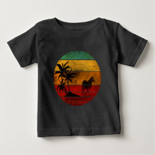 trendy summer sunset gift baby T-Shirt