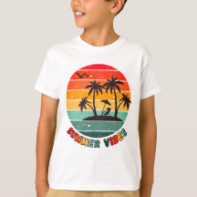 trendy "summer vibes" t-shirt