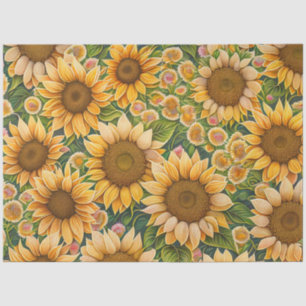 Trendy Sunflower Beautiful Collection Tissue Paper