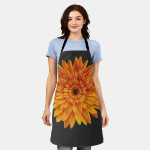 trendy sunflower floral apron