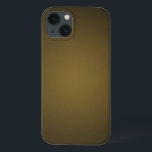 Trendy Tan and Black Grainy Vignette iPhone 13 Case<br><div class="desc">Elegant and simple background on this product features a grainy texture and a vignette look. This design features tan in the centre, fading darker and darker towards the outside edge where it is black. There's a grainy texture thoughout the design as well. Very cool modern look. Tones and Textures is...</div>