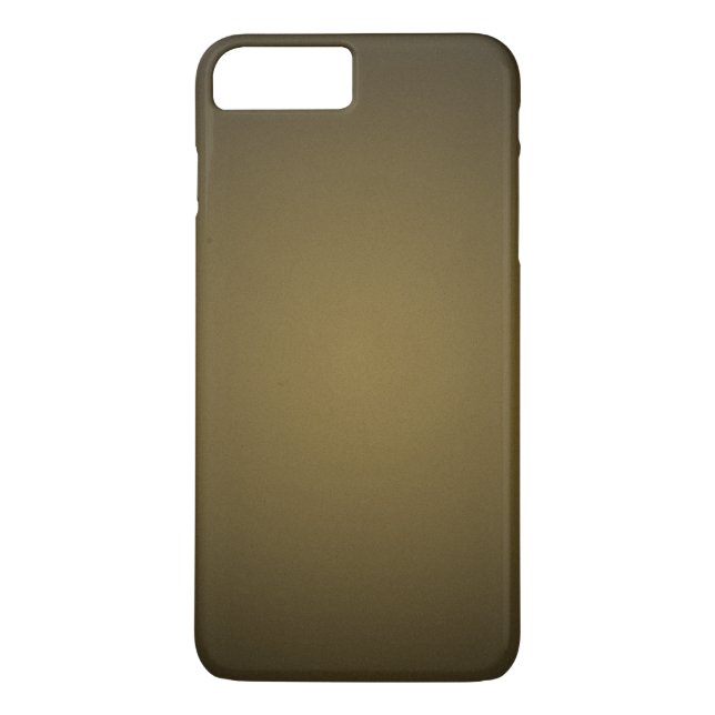 Trendy Tan and Black Grainy Vignette Case-Mate iPhone Case (Back)