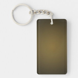 Trendy Tan and Black Grainy Vignette Key Ring