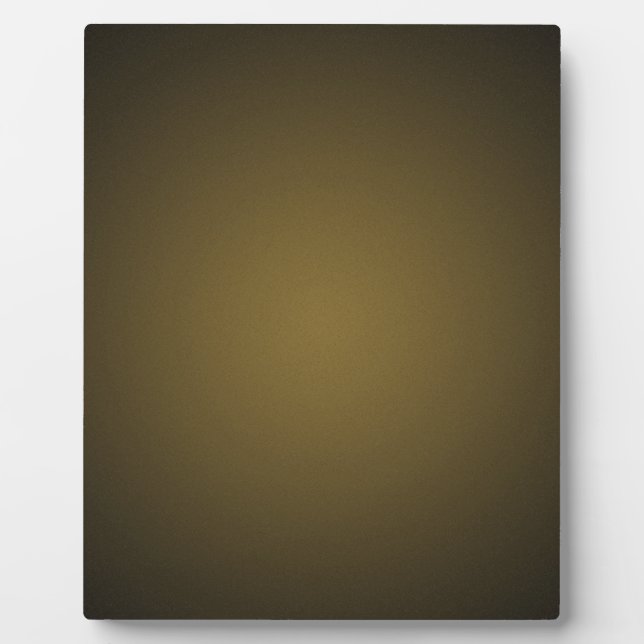Trendy Tan and Black Grainy Vignette Plaque (Front)