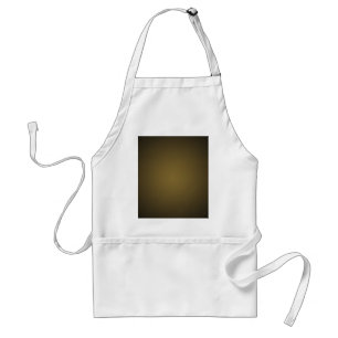 Trendy Tan and Black Grainy Vignette Standard Apron