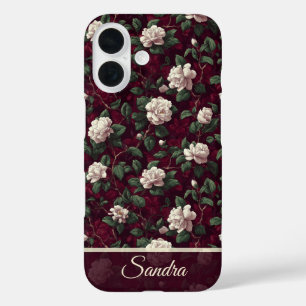 Trendy Teacher Appreciation Gift Gardenias Floral iPhone 16 Case