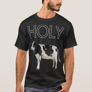 Trendy Teez unise adult Holy Cow T , Red, Small U T-Shirt