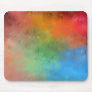 Trendy Template Colourful Abstract Art Elegant Mouse Mat